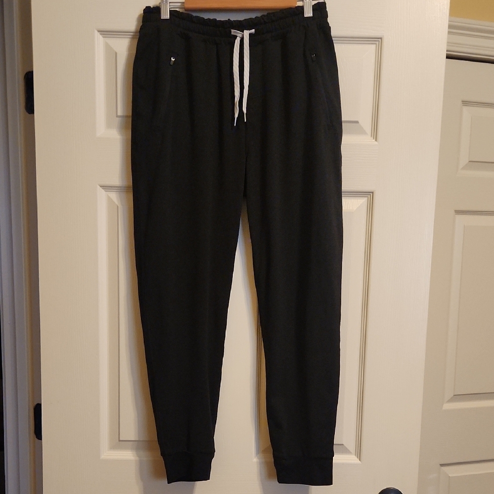 Vuori Men's Black Joggers with Drawstring, XL